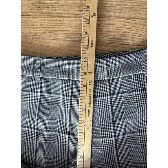 VELVET BY GRAHAM & SPENCER Womens Plaid Crop Straight Leg Pants Sz 2 - Picture 9 of 9